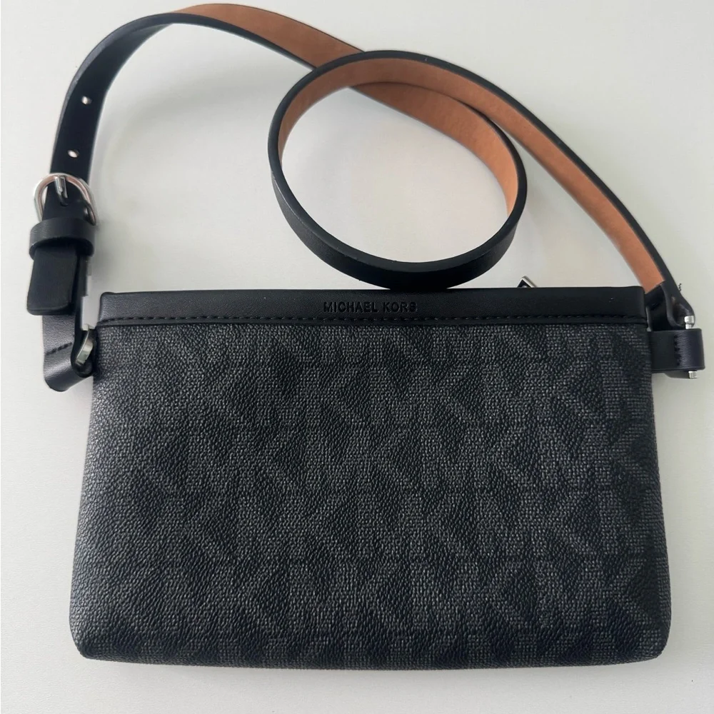 Michael Kors Black Womens Belt or Shoulder Bag Never Used! - Picture 1 of 15